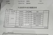 大金中央空调价格表大全——寻找最优质的空调（了解大金中央空调价格表）
