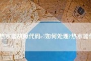 夏普热水器E1故障及处理方法（了解夏普热水器E1故障现象及解决方案）