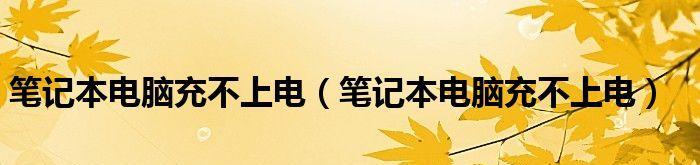 探究笔记本电脑不储电的原因与解决方法（为什么笔记本电脑无法储存电量）