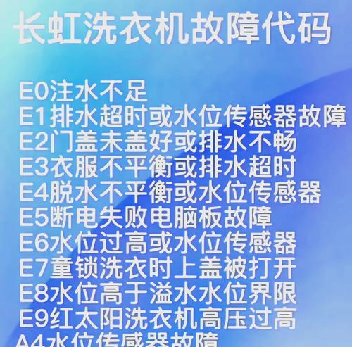 成飞洗衣机品牌是什么？洗衣机的常见故障有哪些？