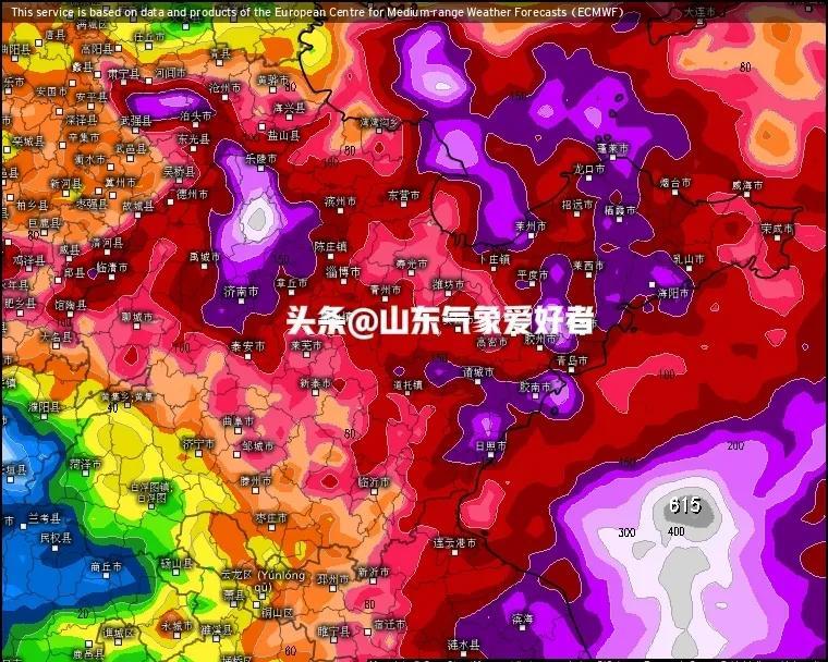 好消息:山东最大降雨量达96毫米，8号台风即将北上，多地警惕暴雨