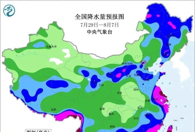 好消息:山东最大降雨量达96毫米，8号台风即将北上，多地警惕暴雨