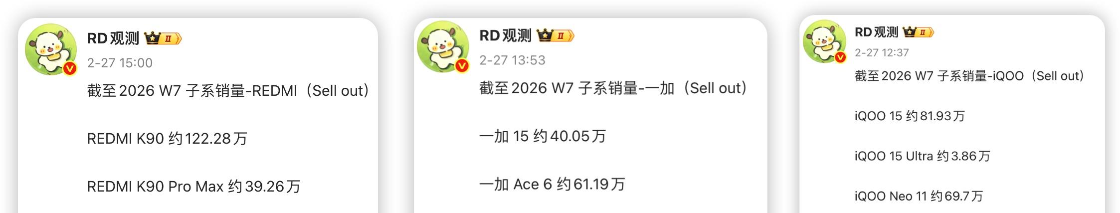 一加和红米打架，iQOO闷声发财，谁才是真赢家？